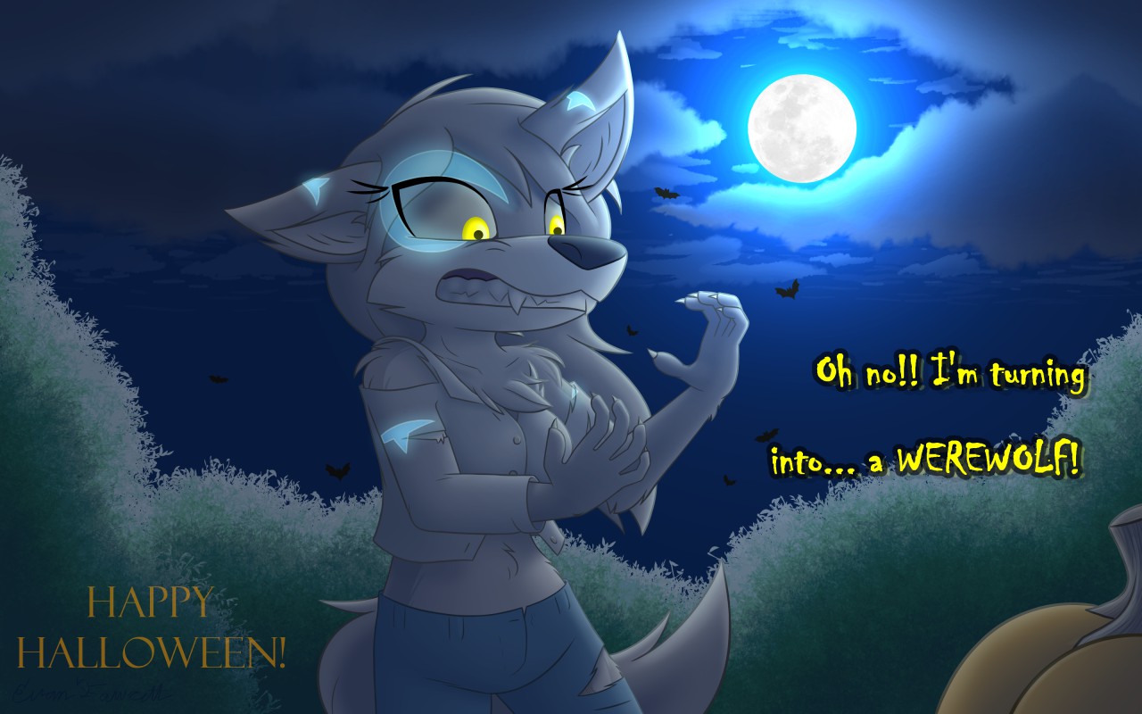 Night Of The Werewolf by -CedarWolf -- Fur Affinity [dot] net