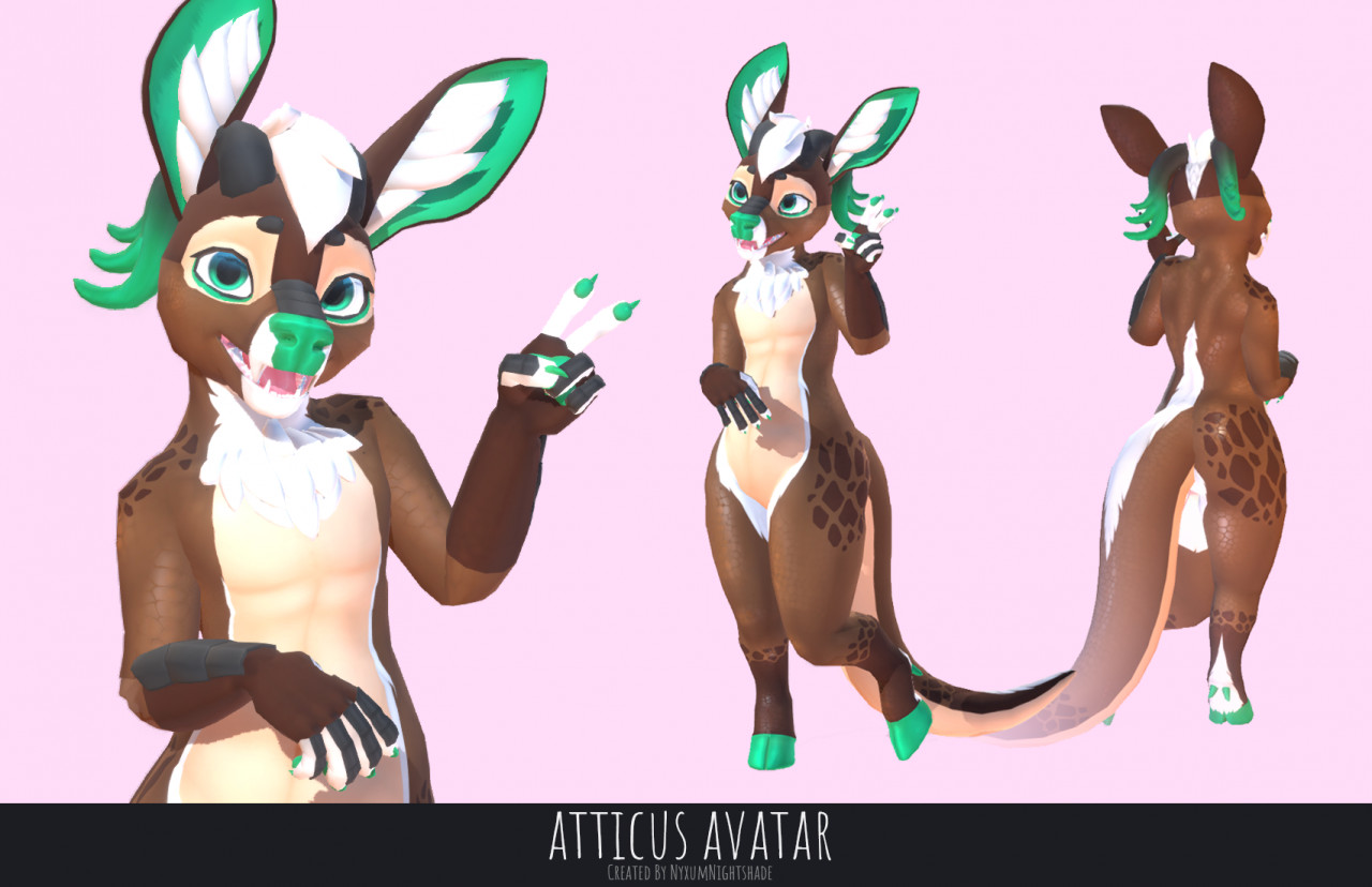 COM] Atticus Deer-Dragon VRChat Avatar by Waaten_Nyxum -- Fur Affinity  [dot] net