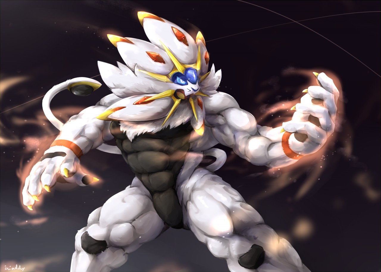 Shiny Male Solgaleo +Full Shaded Commission+ — Weasyl