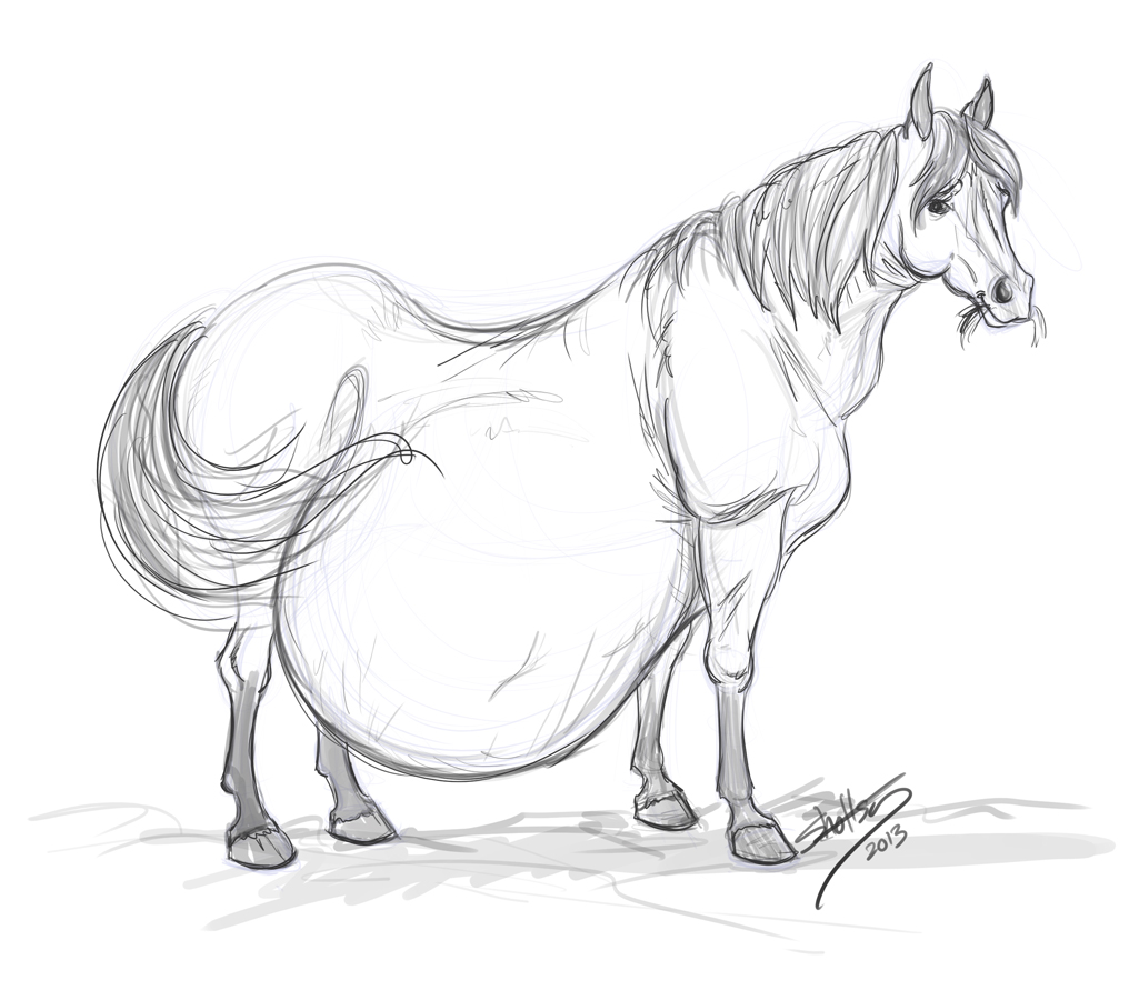 How to draw a horse  Horse drawing easy for kids  Easy drawings easy