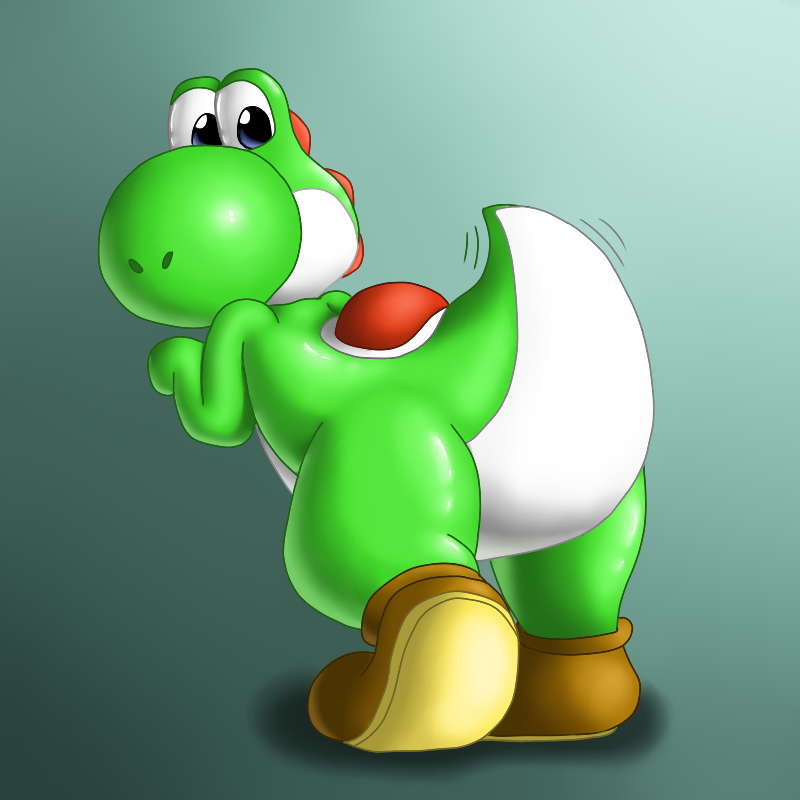 Sticker - Yoshi Egg Butt - Monster