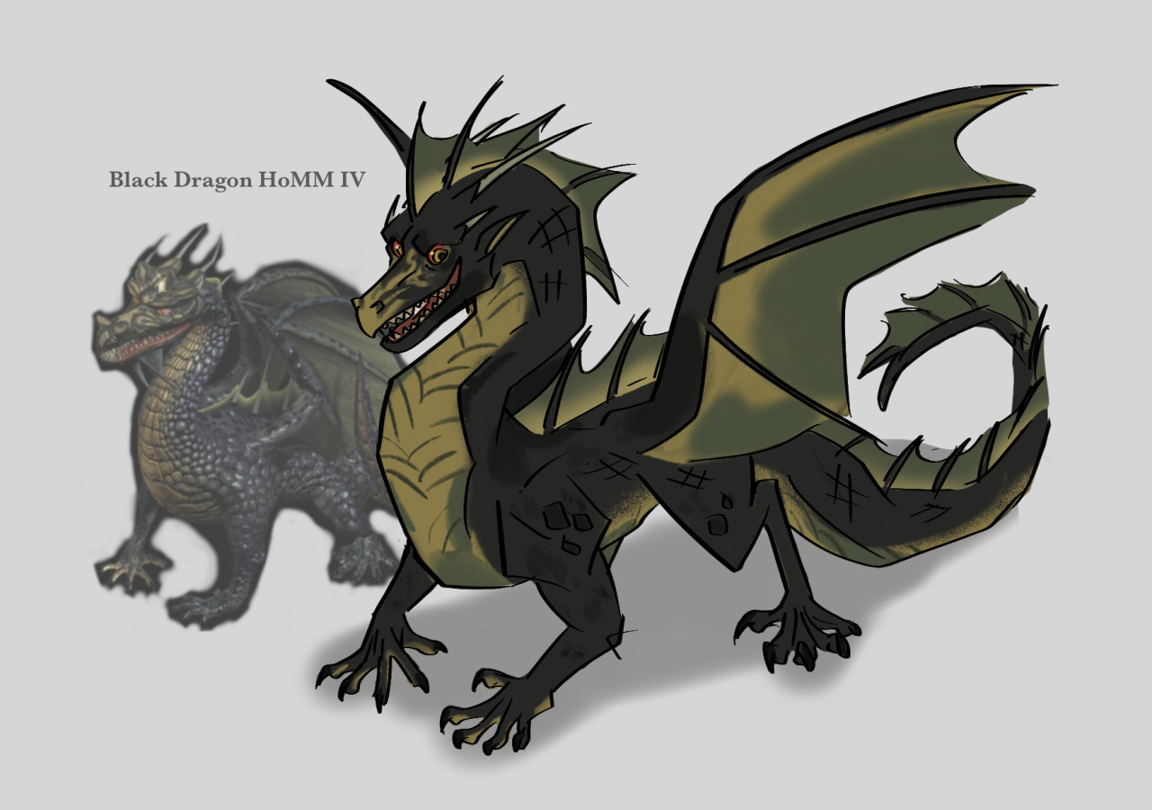 Black Dragon HoMM 4 by walazys -- Fur Affinity [dot] net