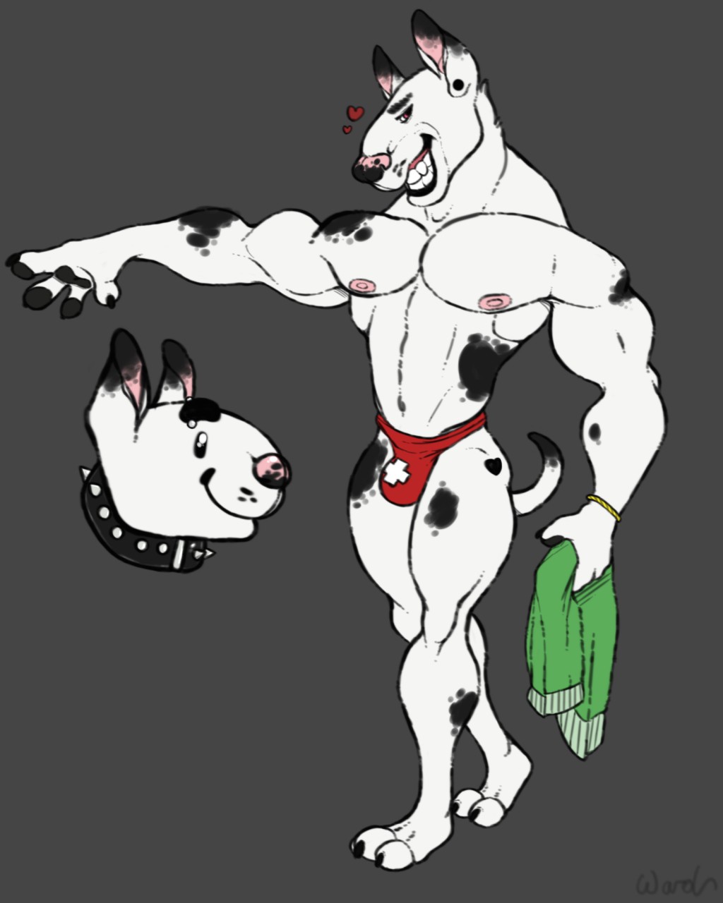 Bull terrier fursona