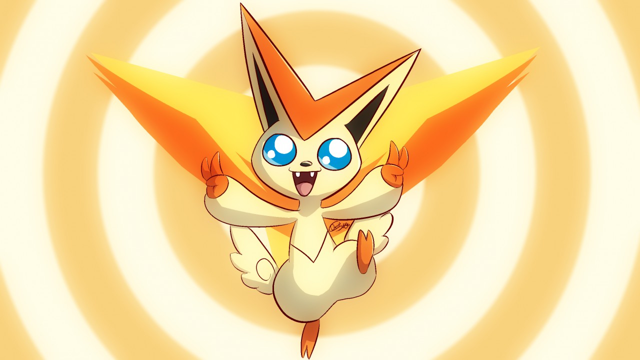 Super Meloetta and Super Victini wallpaper by GokuKaioken9000 on DeviantArt