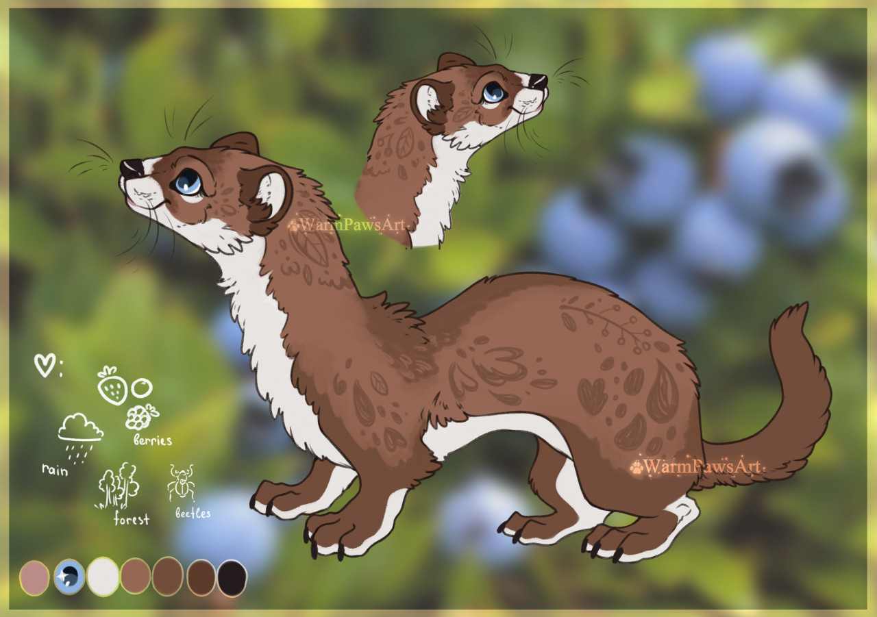 The weasel character by WarmPawsArt -- Fur Affinity [dot] net