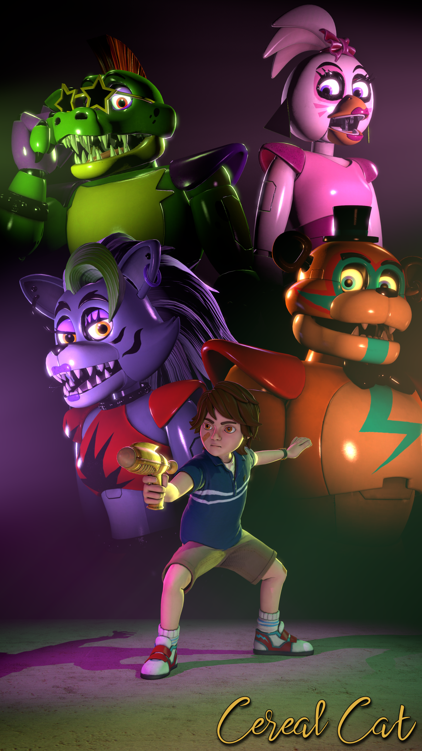 Official Art Poster of FNAF SB revealed! by beny2000 on DeviantArt