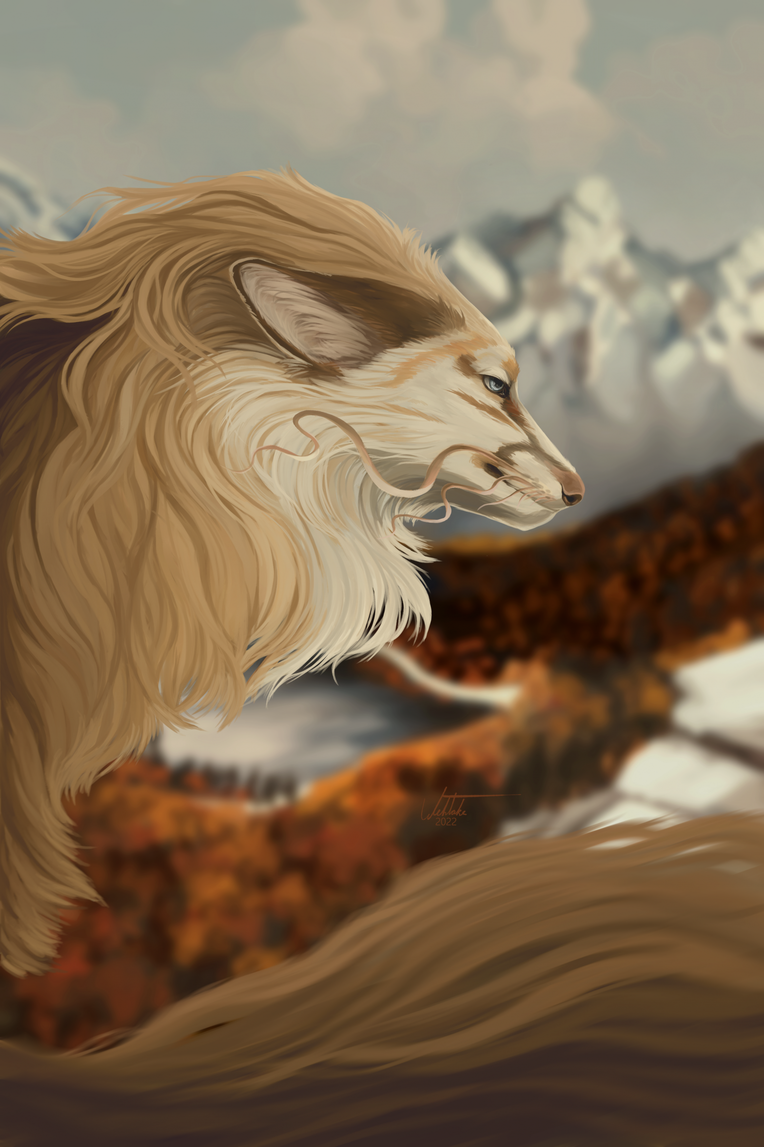 Golden fox by Wehtake -- Fur Affinity [dot] net