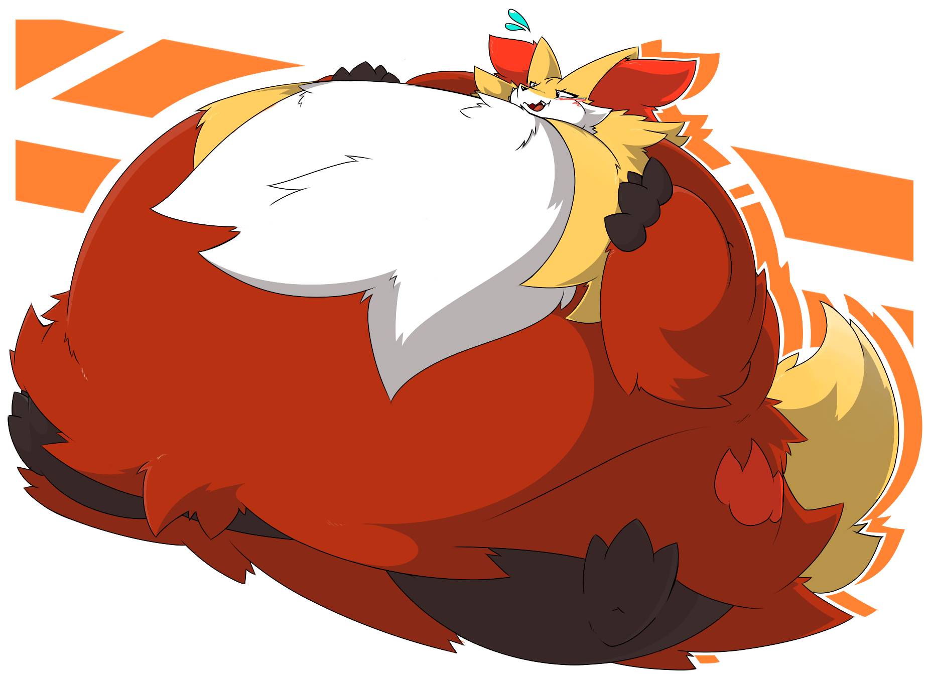 Delphox fat