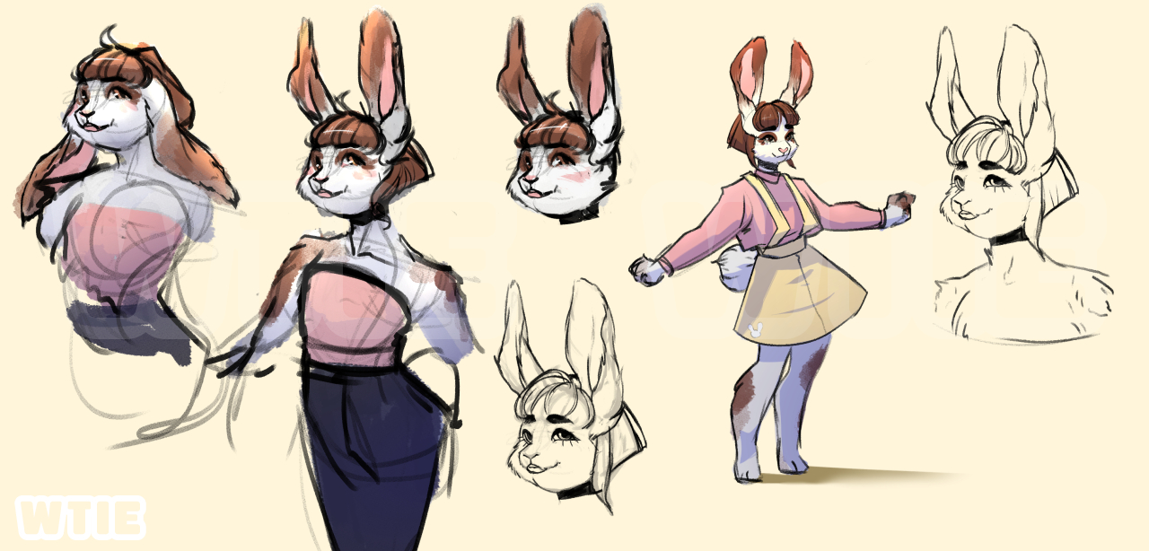 rabbit characters design