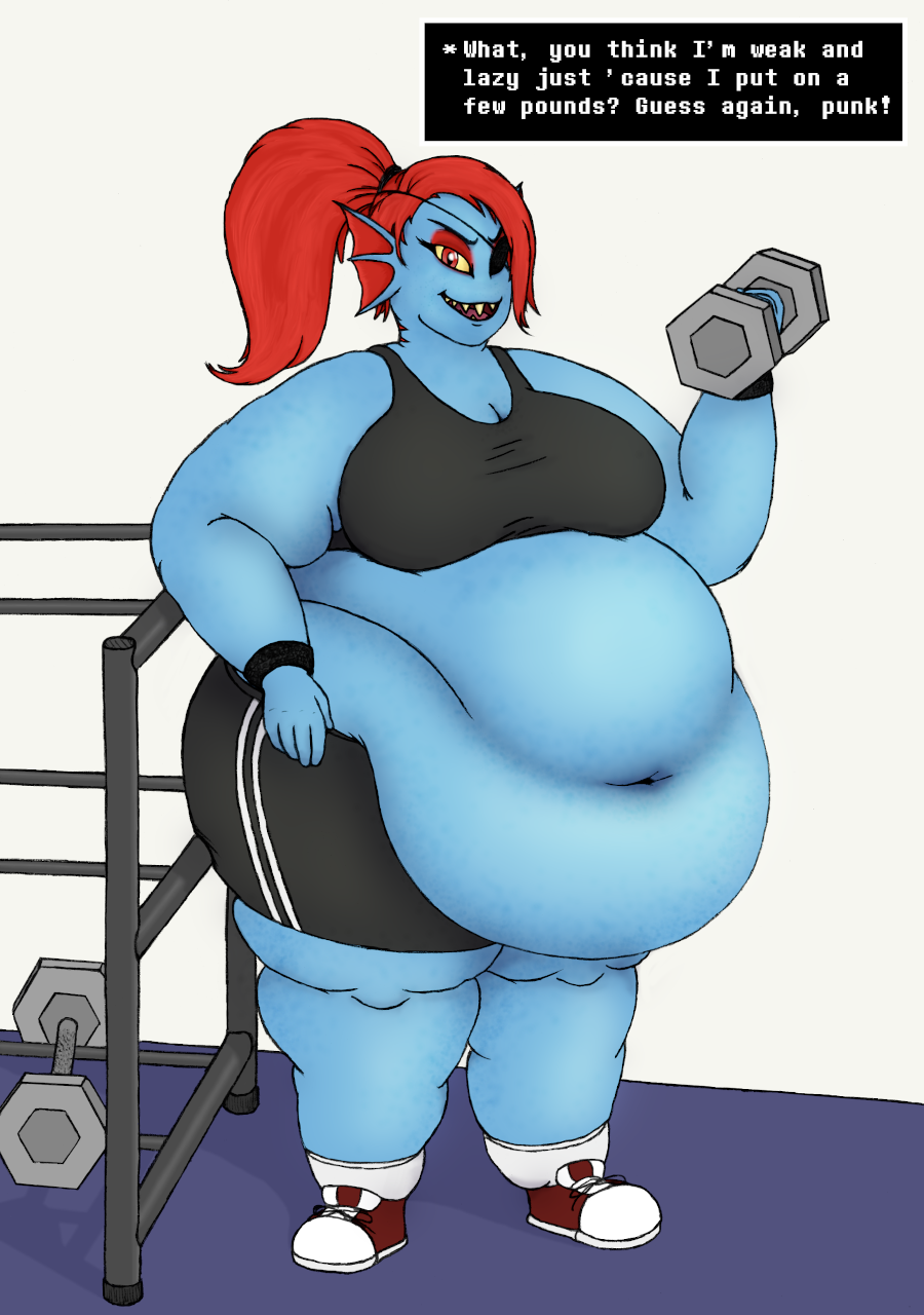 Yet another fat Undyne. 