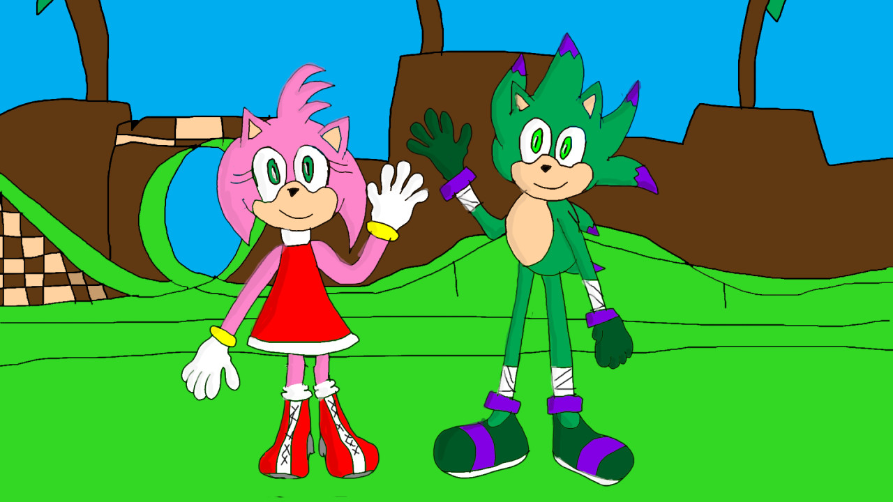 Movie Sonamy at sonic drive in by Wereboy-Ryan -- Fur Affinity [dot] net