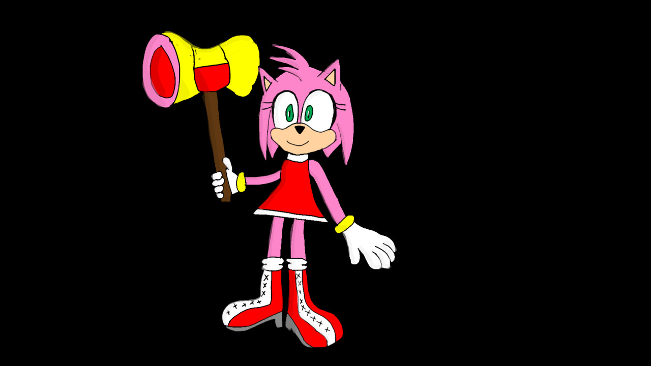 Amy movie design, Sonic the Hedgehog