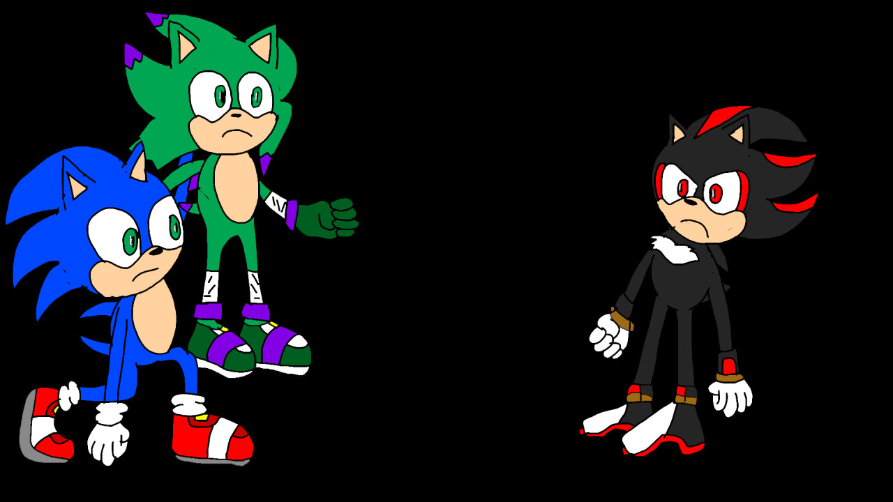 Shadow & Sonic Hedgehog  Sonic and shadow, Sonic the hedgehog, Hedgehog  movie