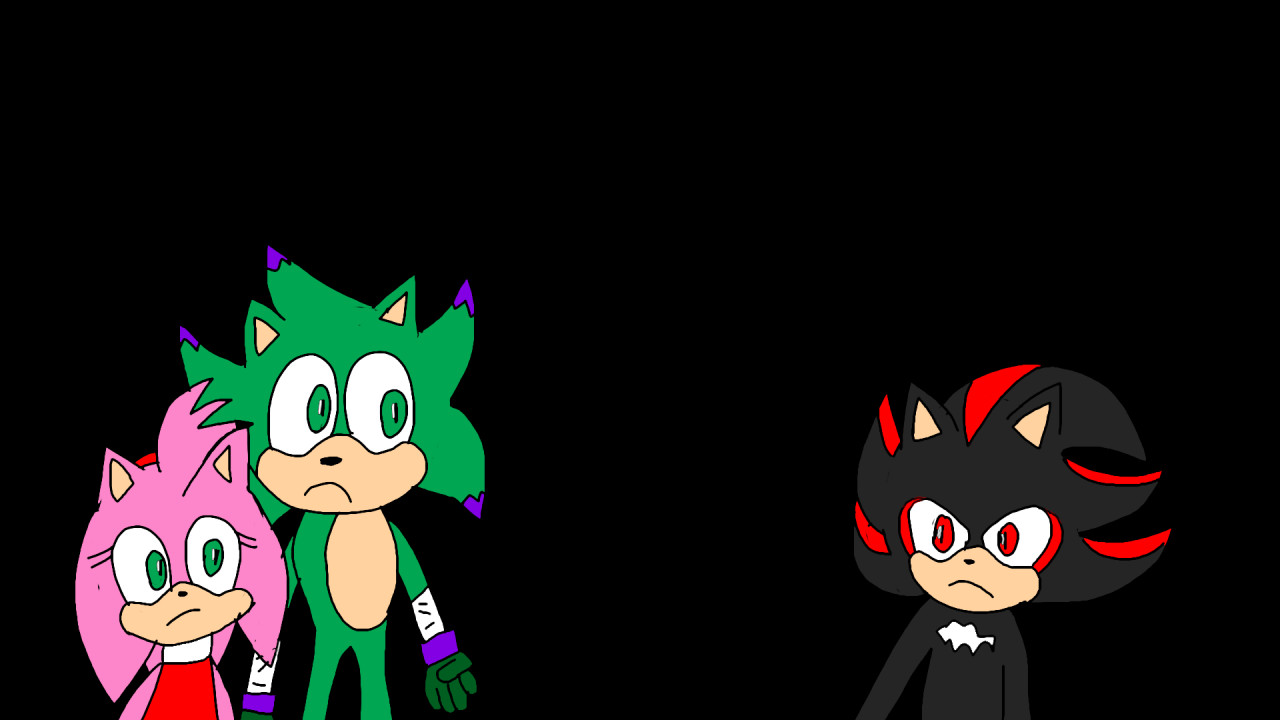Sonic, Ryan, and Amy vs Shadow by Wereboy-Ryan -- Fur Affinity