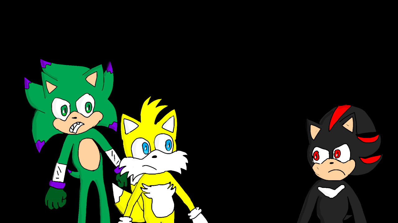 Sonic, Ryan, and Amy vs Shadow by Wereboy-Ryan -- Fur Affinity