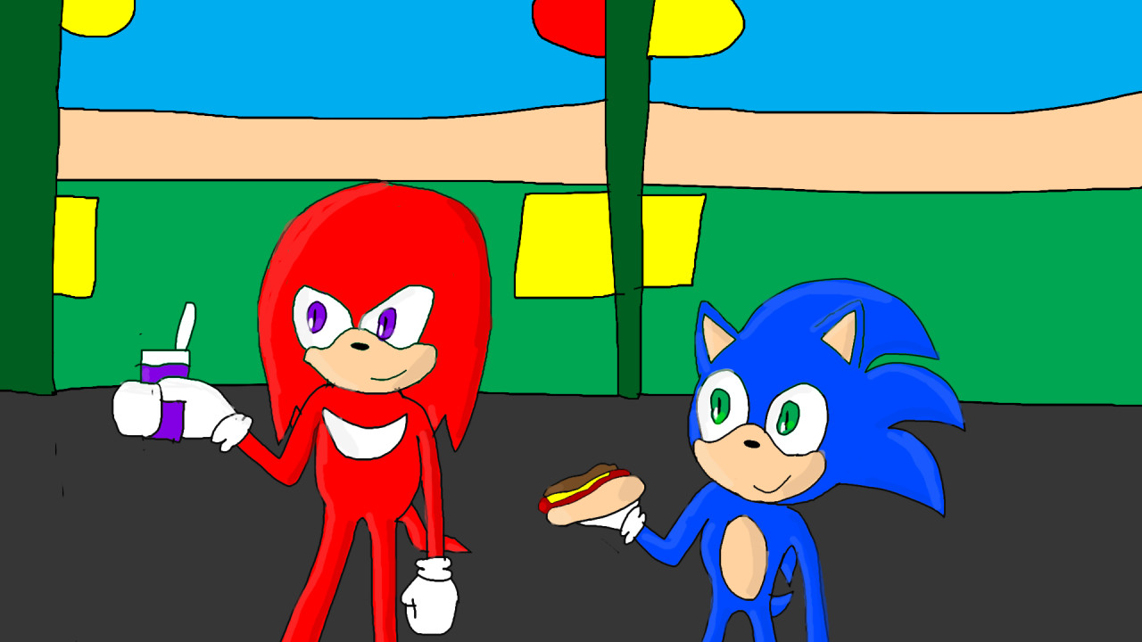 Movie Sonamy at sonic drive in by Wereboy-Ryan -- Fur Affinity [dot] net