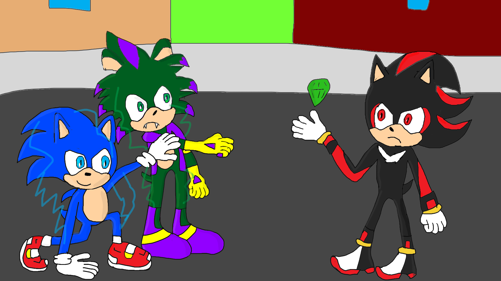 Movie Ryan, and Sonic vs Movie Shadow by Wereboy-Ryan -- Fur Affinity [dot]  net