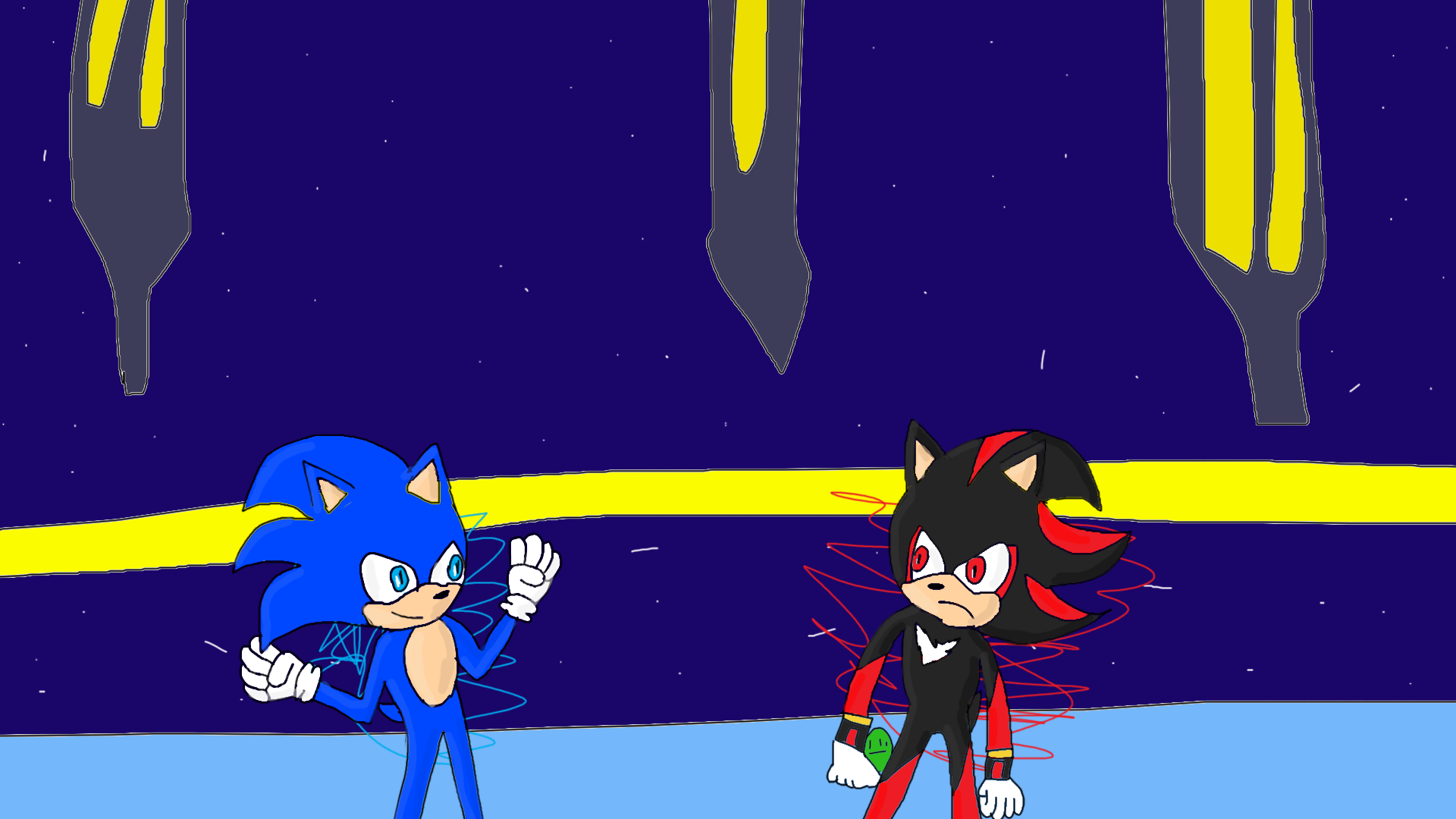 Sonic Boom vs Dark Sonic 