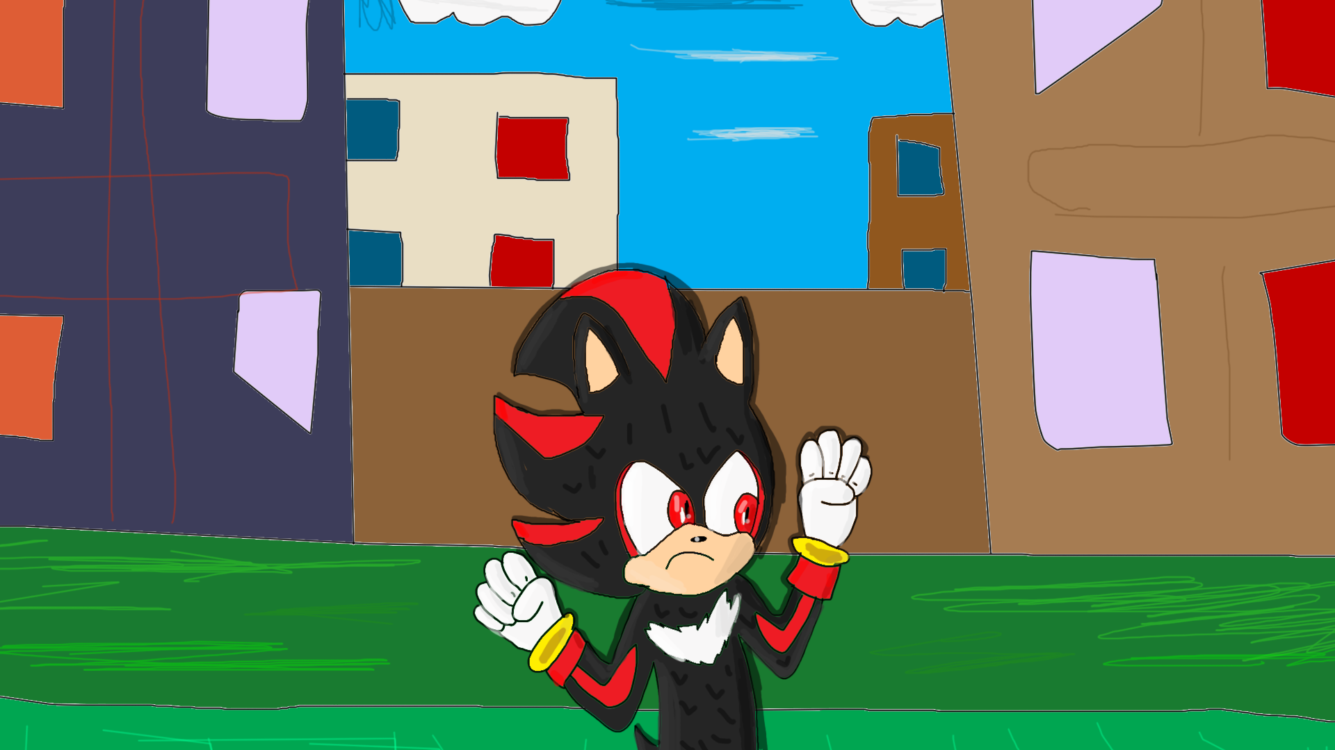 Movie Ryan, and Sonic vs Movie Shadow by Wereboy-Ryan -- Fur Affinity [dot]  net