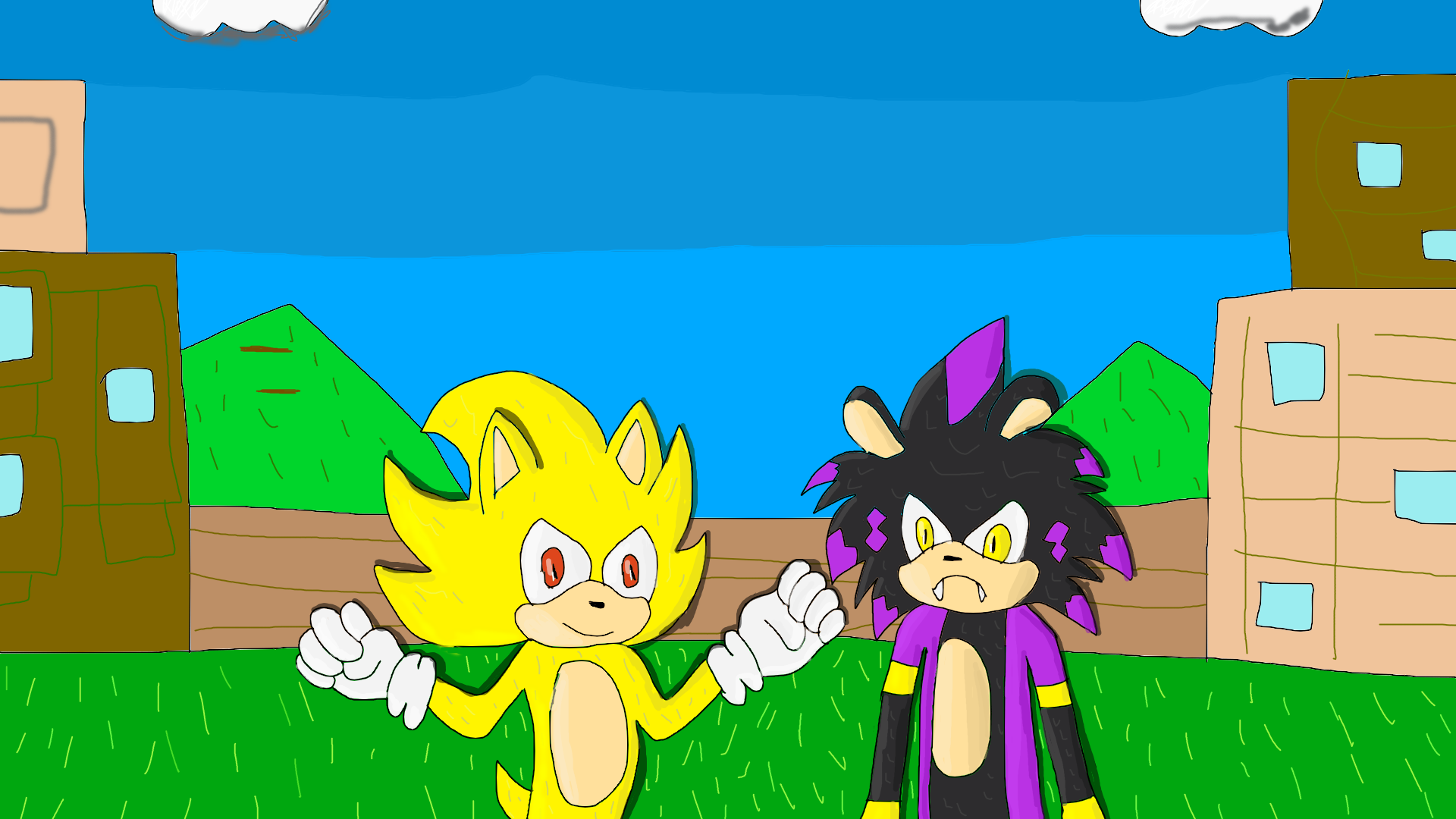 Movie super Sonic and Movie Ryan by Wereboy-Ryan -- Fur Affinity [dot] net