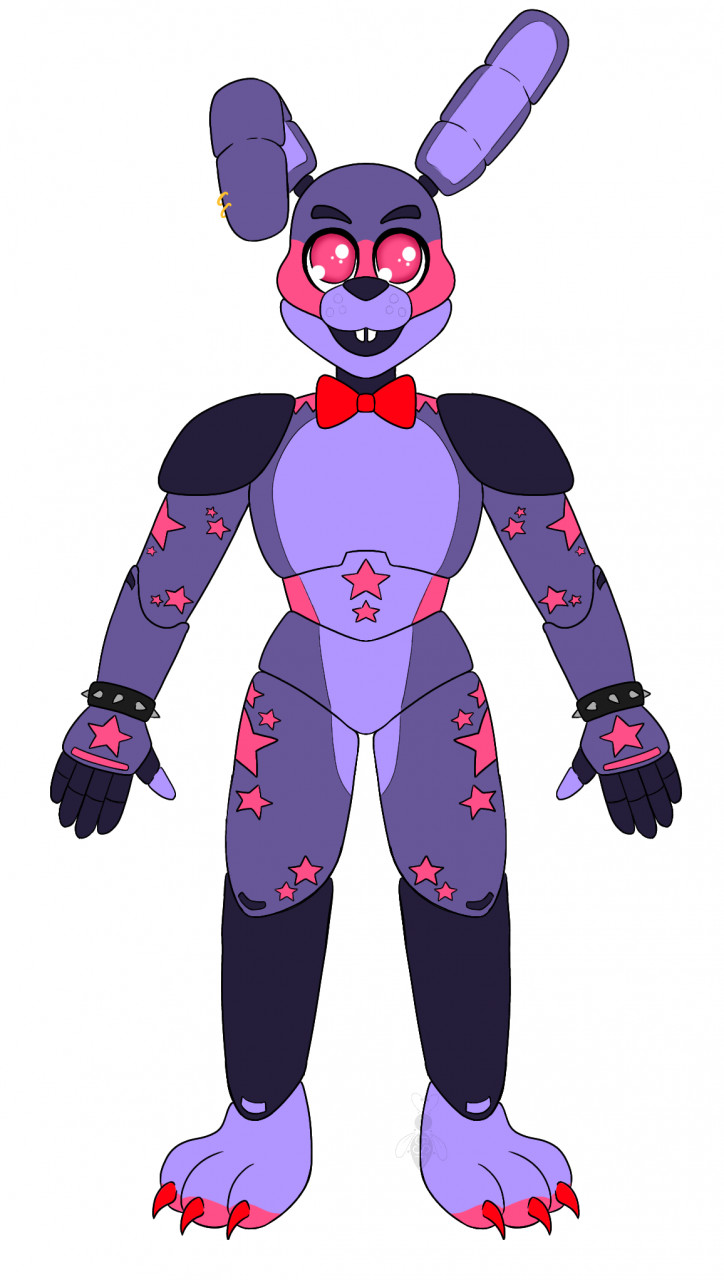 Fnaf Glamrock Bonnie by remysaster -- Fur Affinity [dot] net