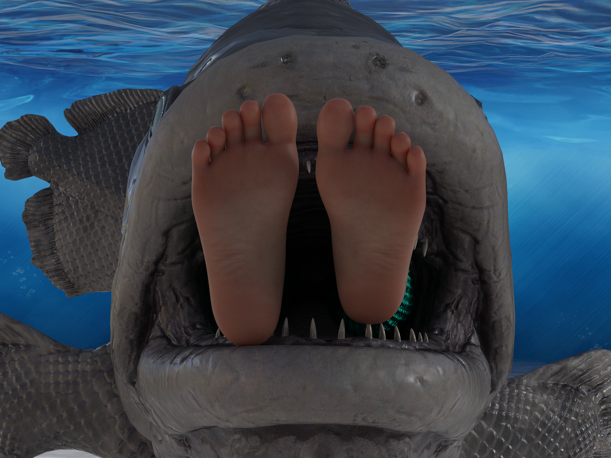 Feet vore