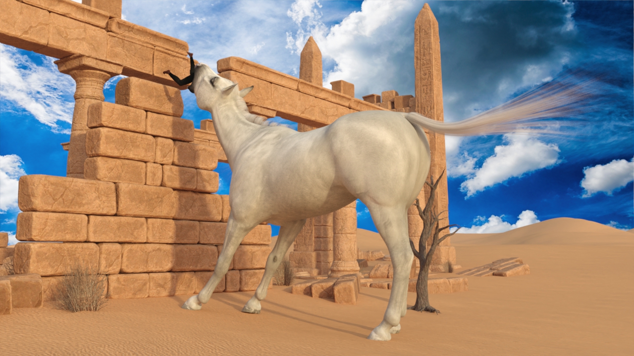 Youtube animation test - Arabian horse+Sahira C by WerewolfCZ -- Fur  Affinity [dot] net