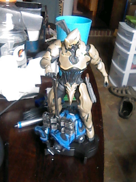 Warframe: Rhino collector's statue by werewolfgene -- Fur Affinity [dot] net