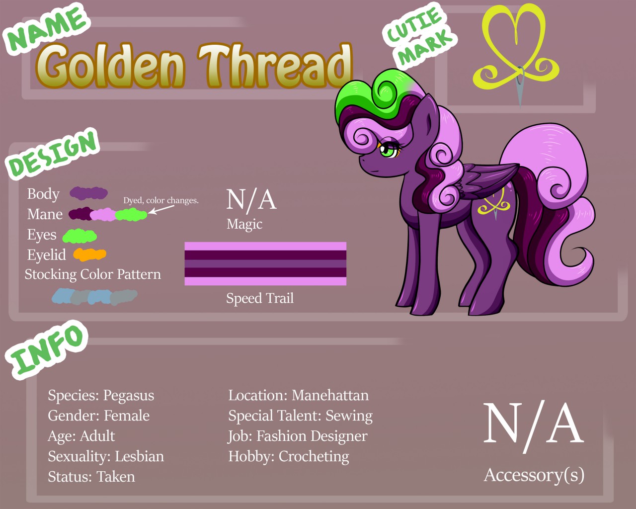 Golden Thread Reference Sheet by wetfox -- Fur Affinity [dot] net