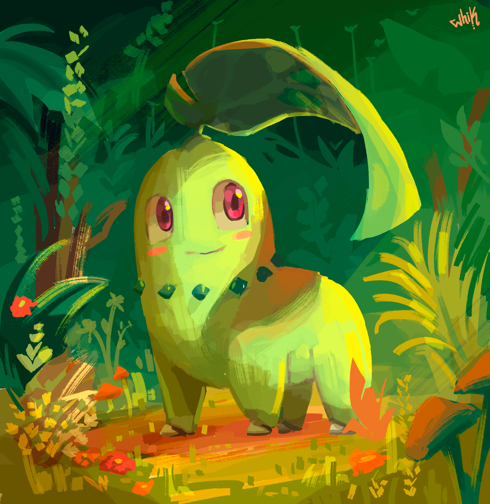 Chikorita Wallpaper by SeviYummy on DeviantArt