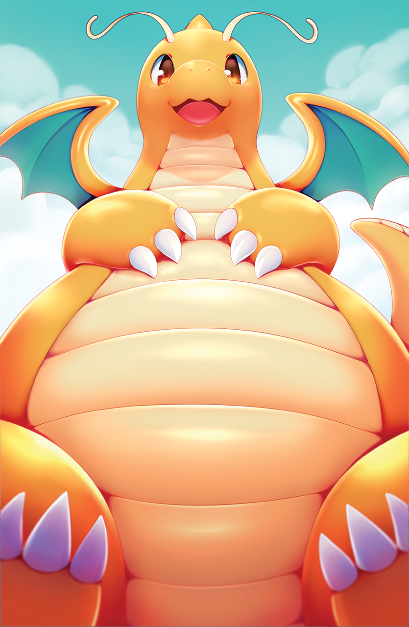 Download Cute Dragonite Pokemon Wallpaper | Wallpapers.com