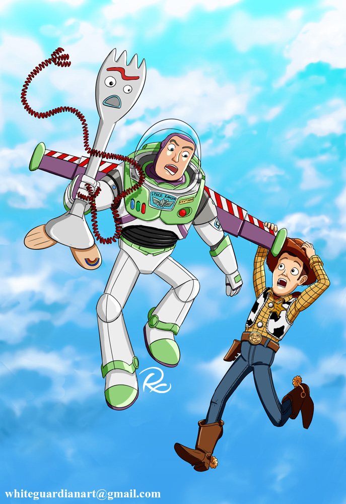 Request~ Woody and Buzz Lightyear by JizzThunder -- Fur Affinity [dot] net