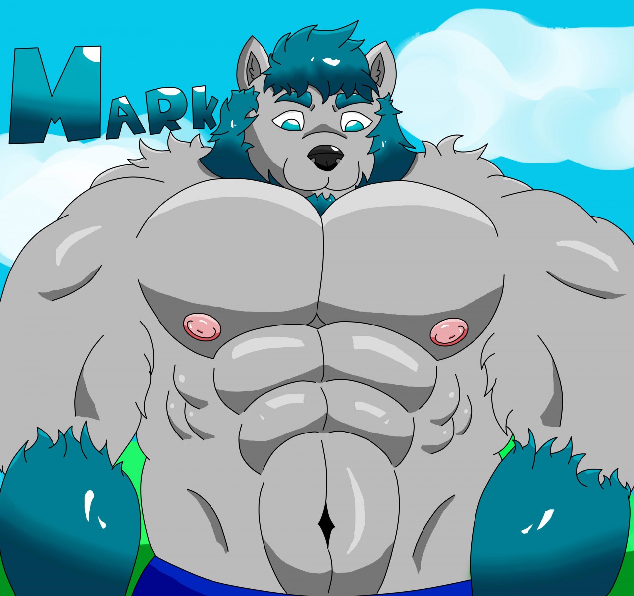 Lobo musculoso by Whitelion89 -- Fur Affinity [dot] net