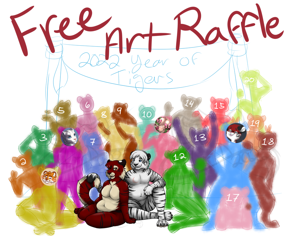 Free year of the tiger raffle (TIGERS ONLY) by WhiteTigerGinger 