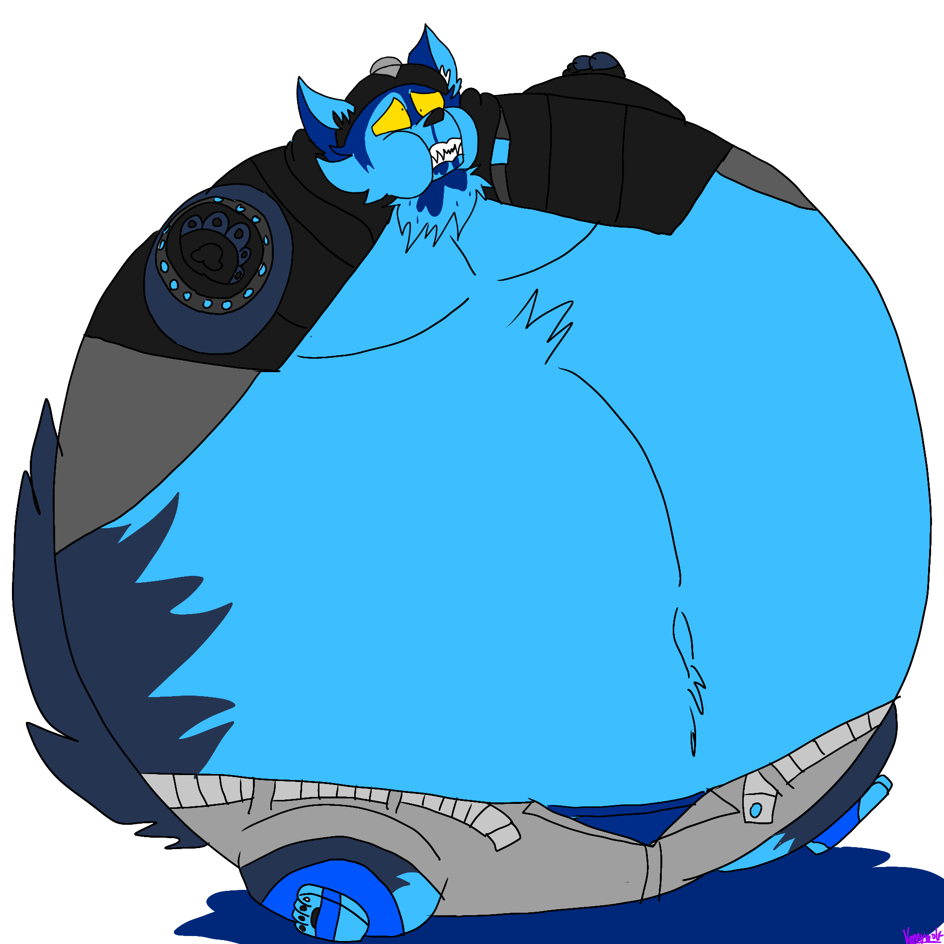 AlvaViva on X: for FallOutWolf (FA) #Wolf #Huge #Blueberry