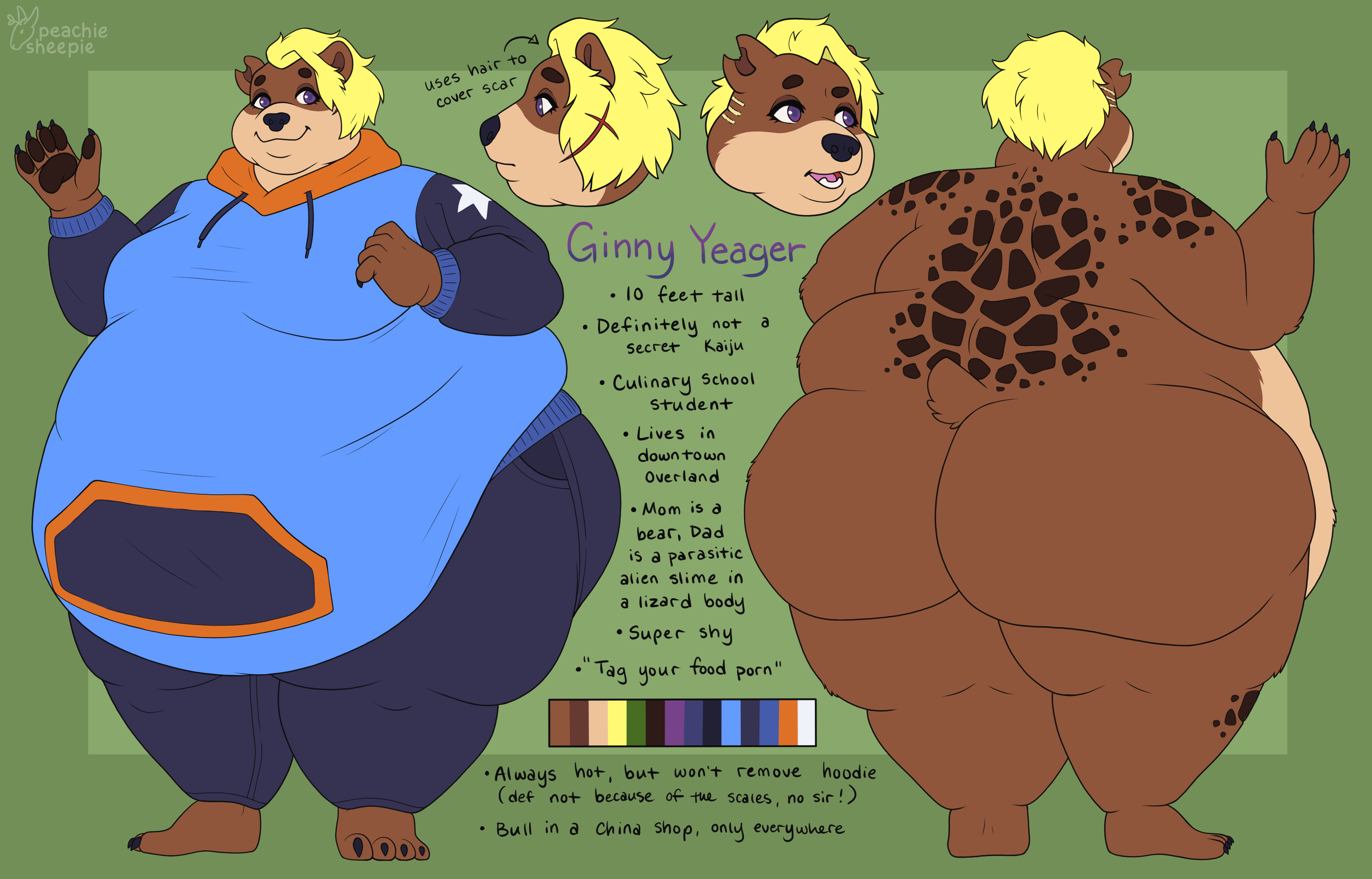 Ginny Ref by peachiesheepie by WhouldYouLookAtThat -- Fur Affinity [dot] net