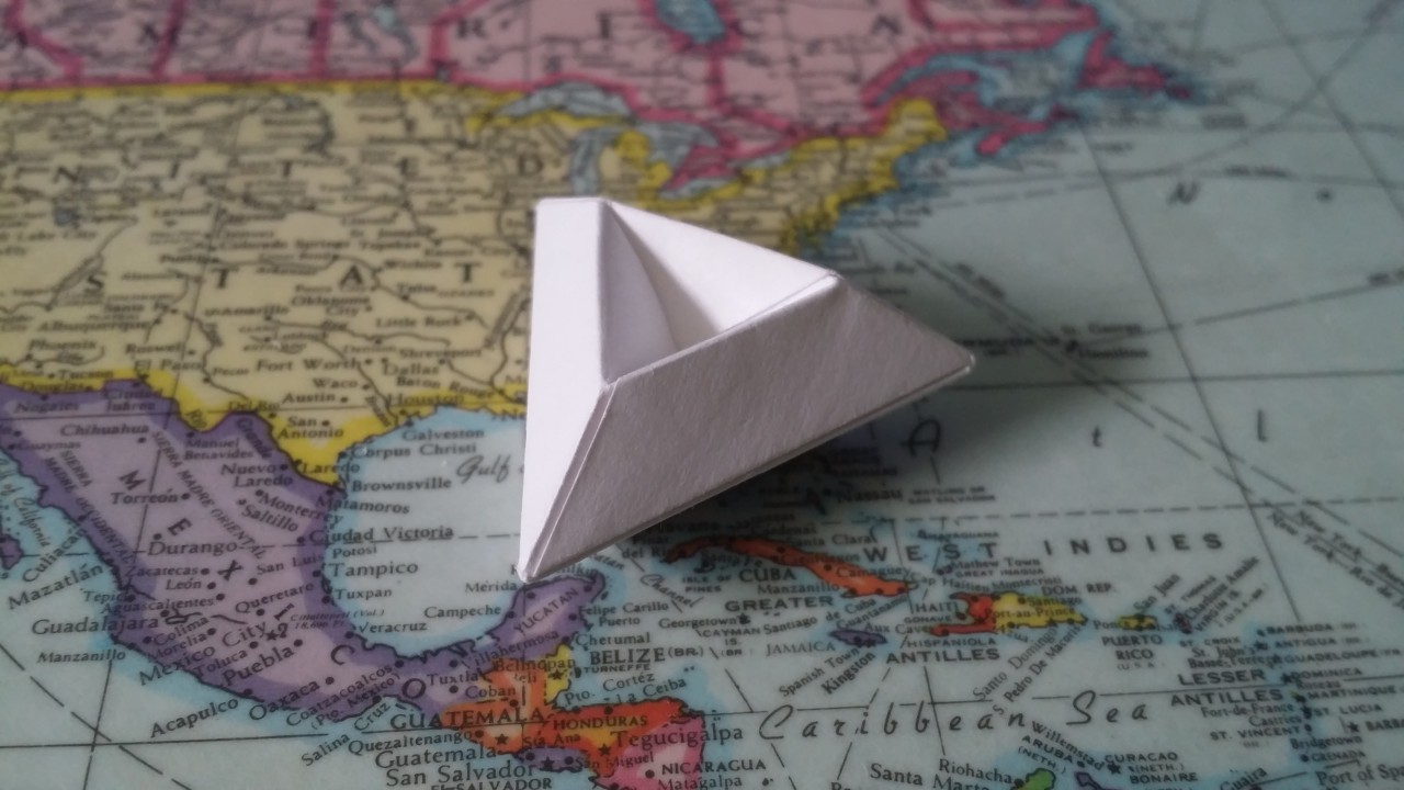 origami tricorne