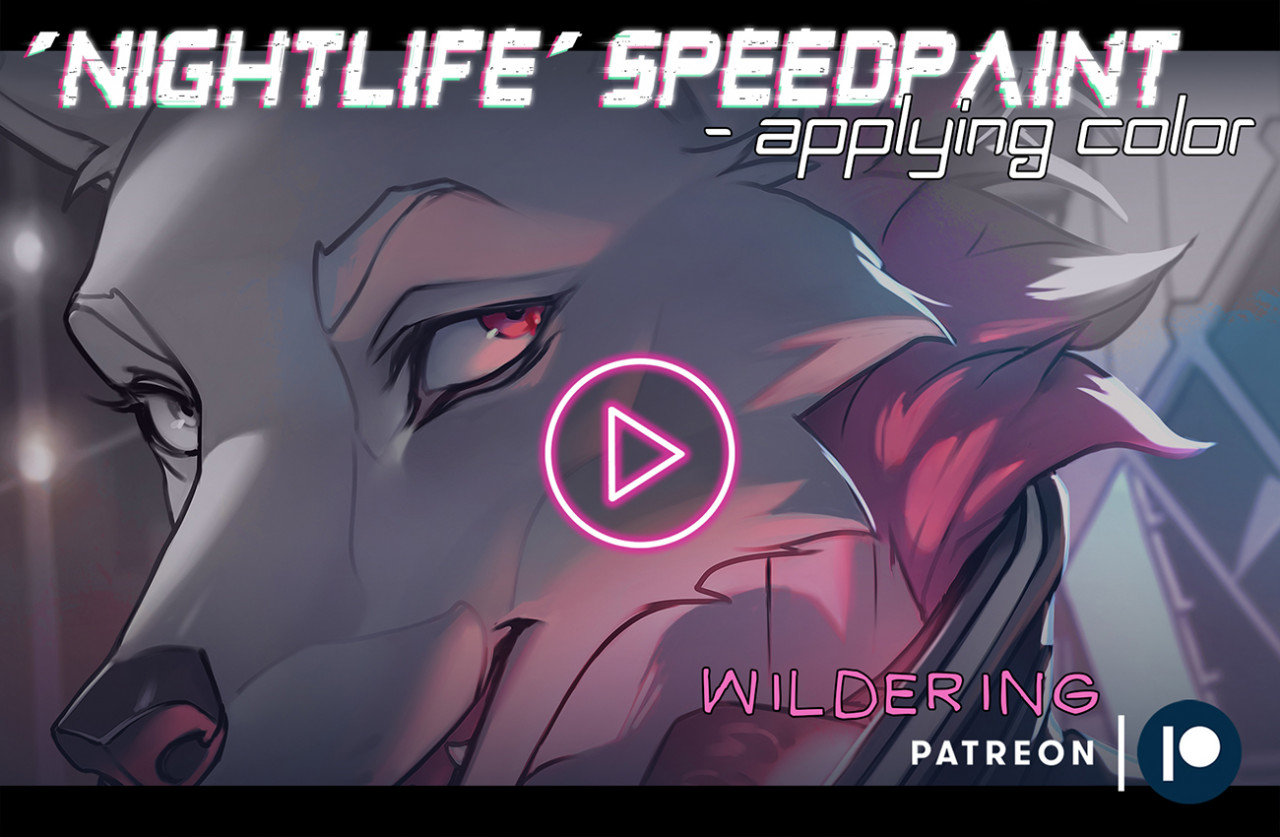 Nightlife' speedpaint on Patreon! by Wildering -- Fur Affinity