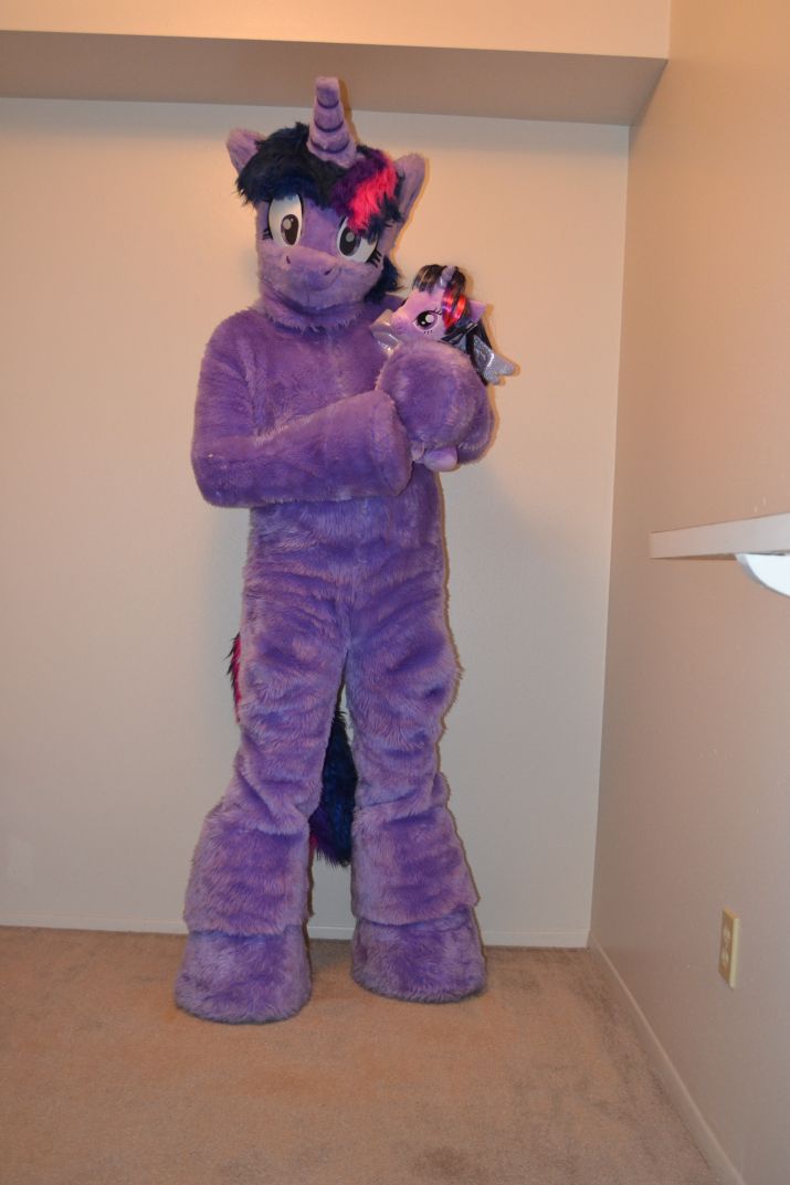 Twilight Sparkle fursuit with a mini Twilight! by Wildfox34 -- Fur Affinity  [dot] net