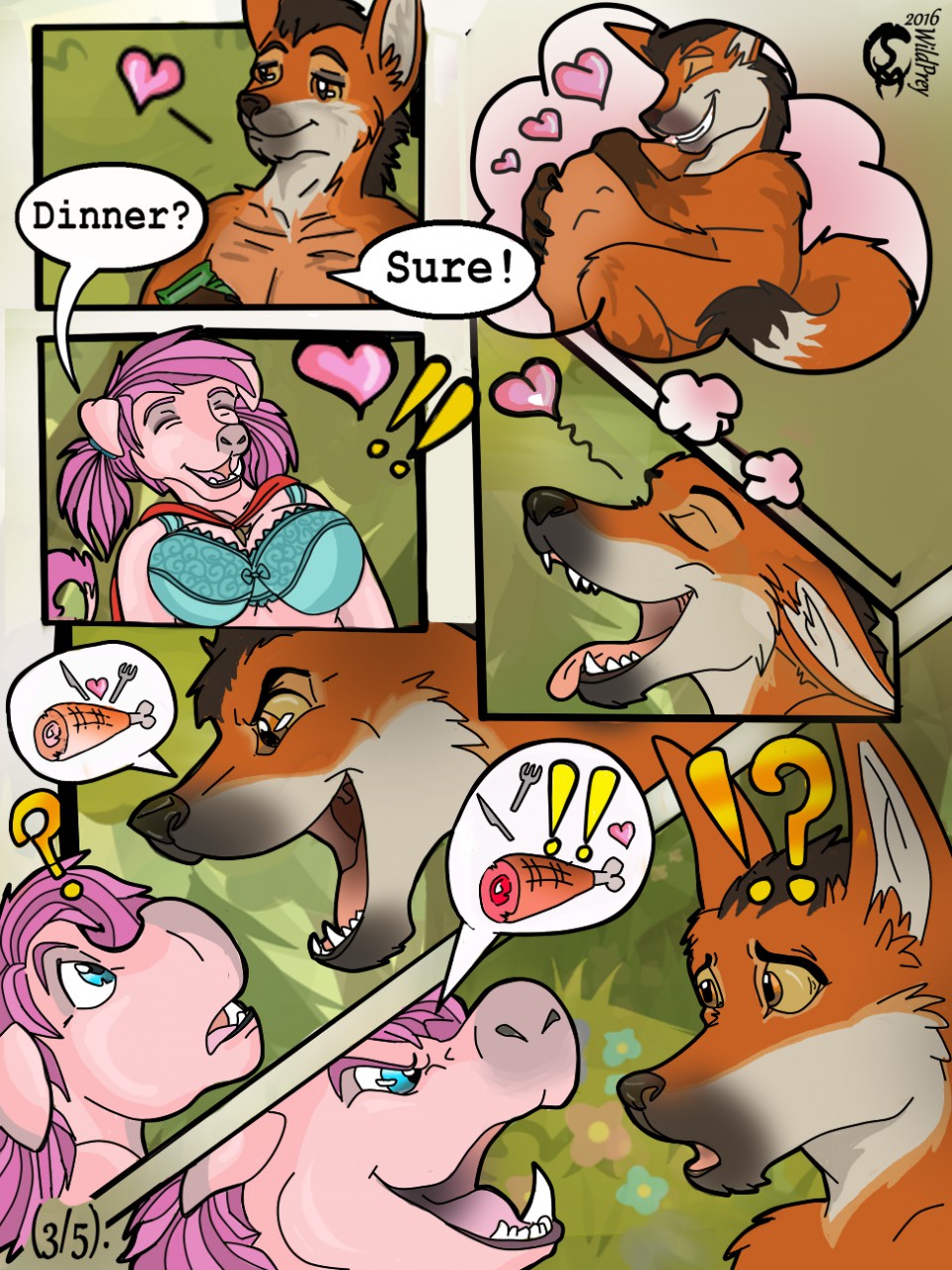 SFW: Into The Woods (VORE-COMIC) 2/4. 