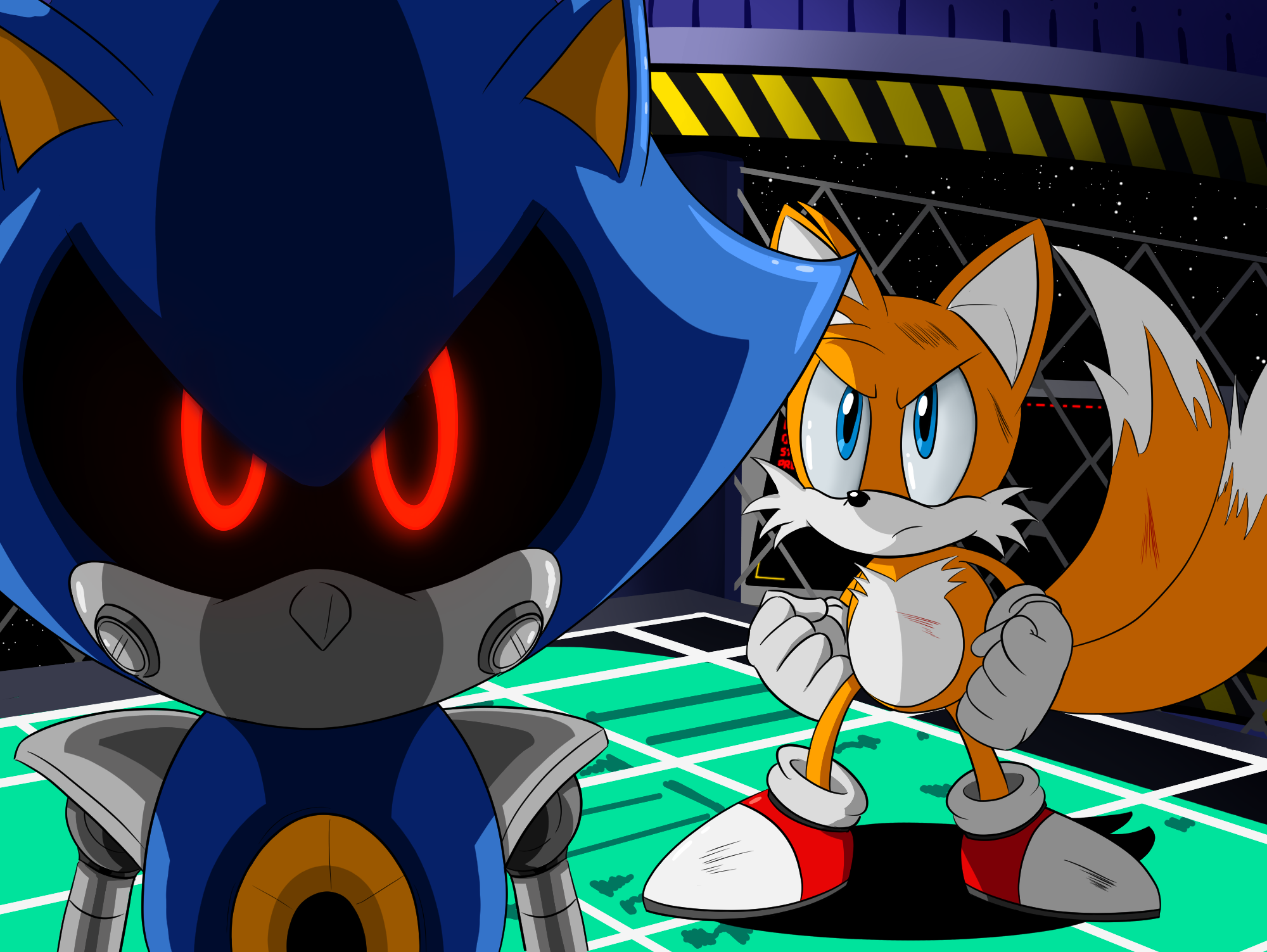 Sonic vs Metal sonic