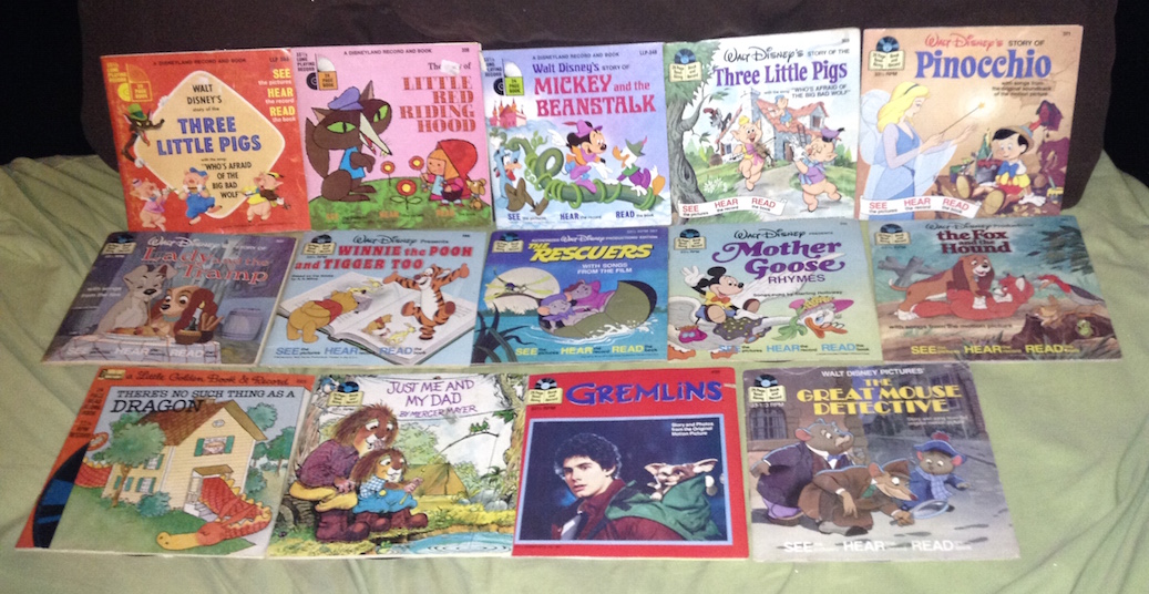 My Disney read-along book-and-audio collection! (spring 2015