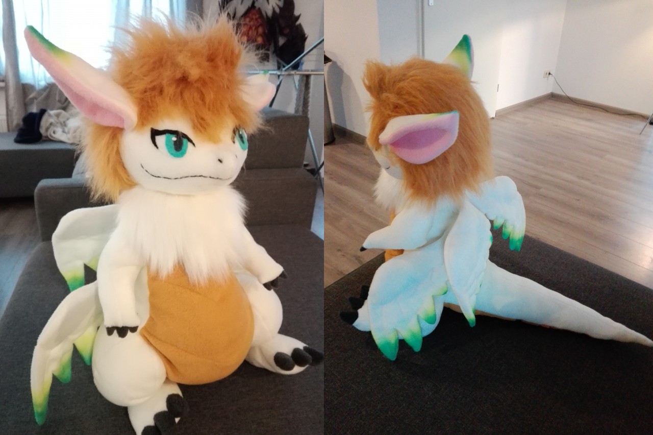 Flammie plushie by Willowcookie -- Fur Affinity [dot] net