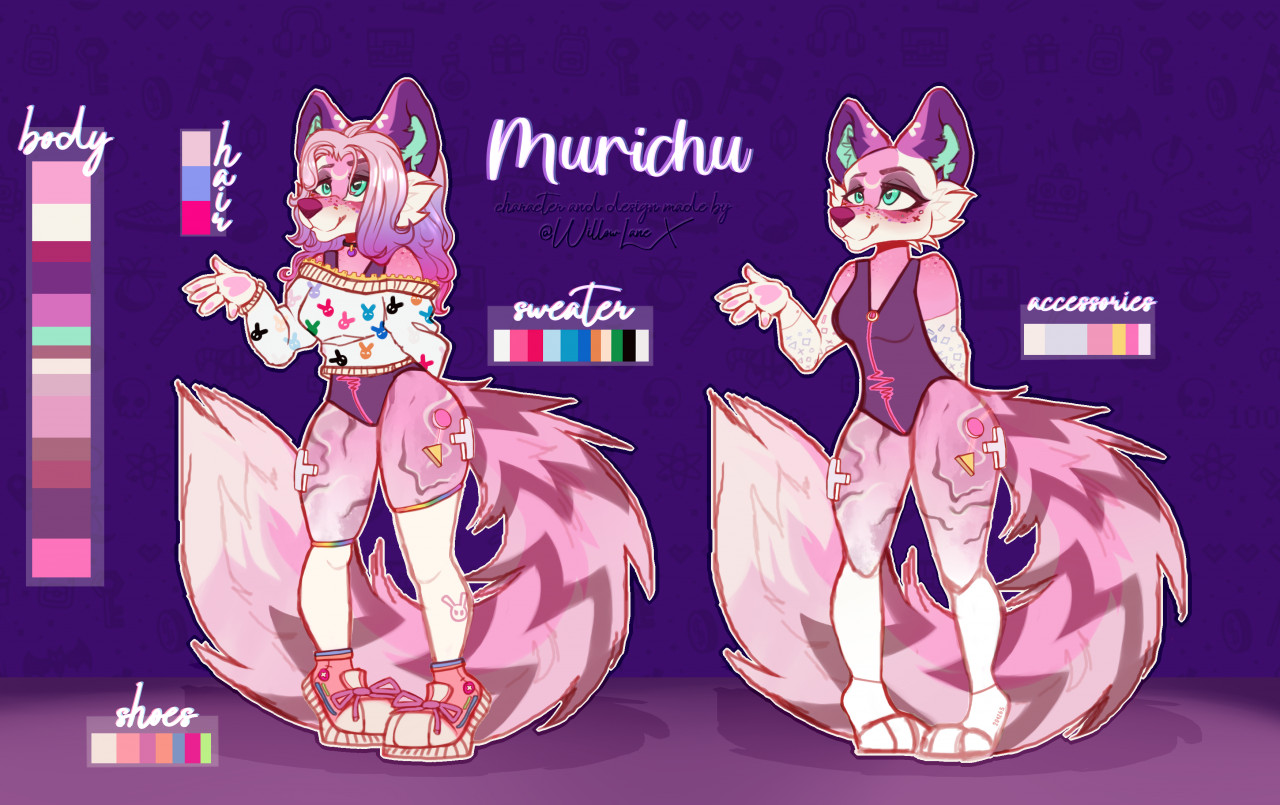 Digital Adopt Furry Art Fursona Character Adopts Design 