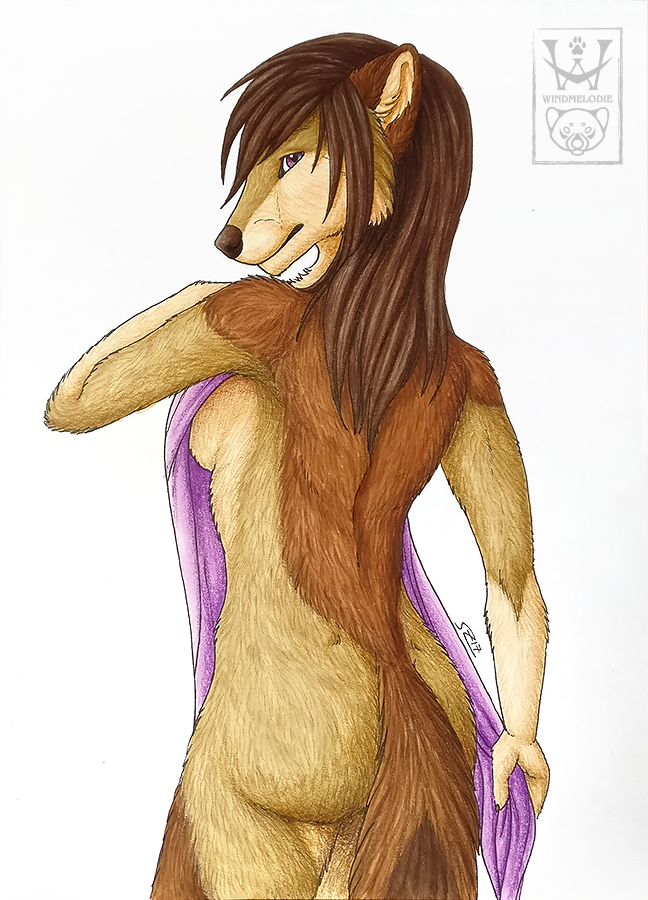 Naked wolf discount female furry