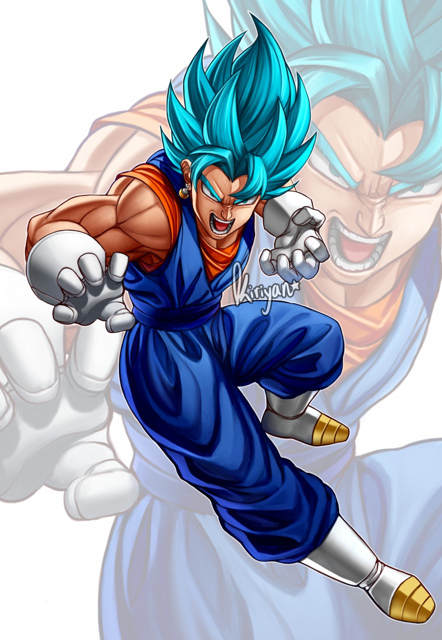 Miguel] Vegito Blue [Commission] by windmoon -- Fur Affinity [dot] net