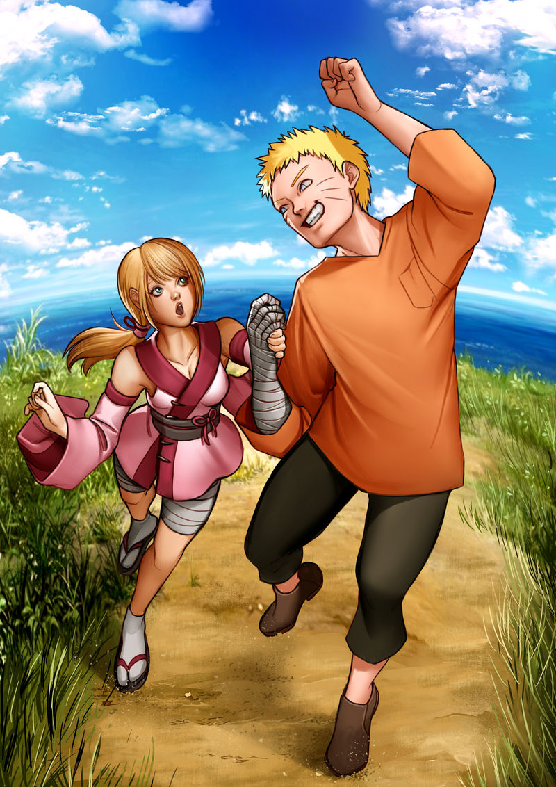 Mizuki and Naruto [Commission] by windmoon -- Fur Affinity [dot] net