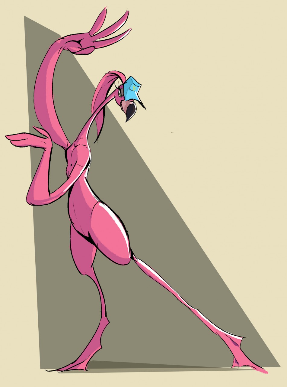 Graceful Flamingo by windspan -- Fur Affinity dot net.