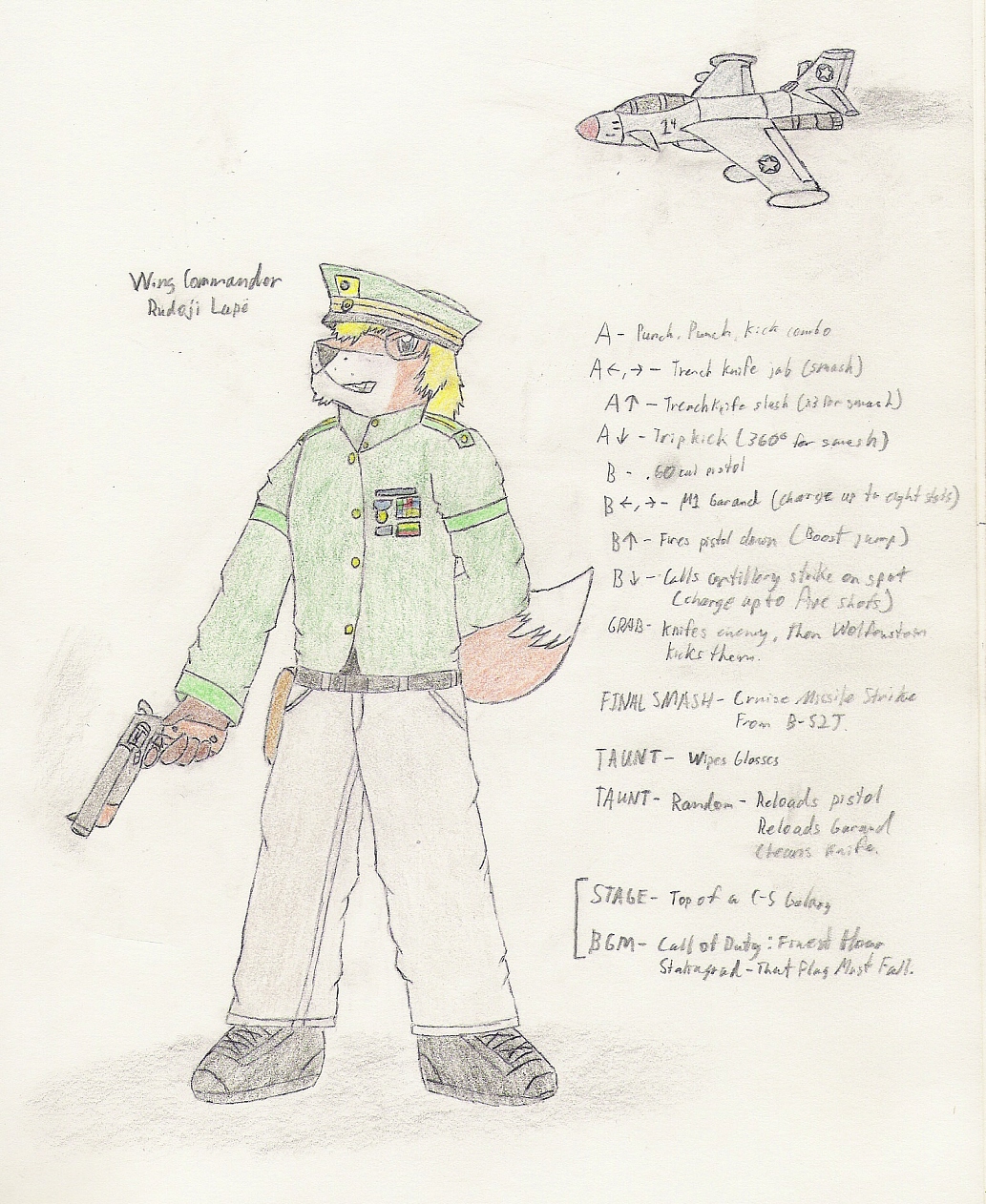 Rudoji in Brawl, Hombres!!! by WingCommanderRudoji -- Fur Affinity [dot] net