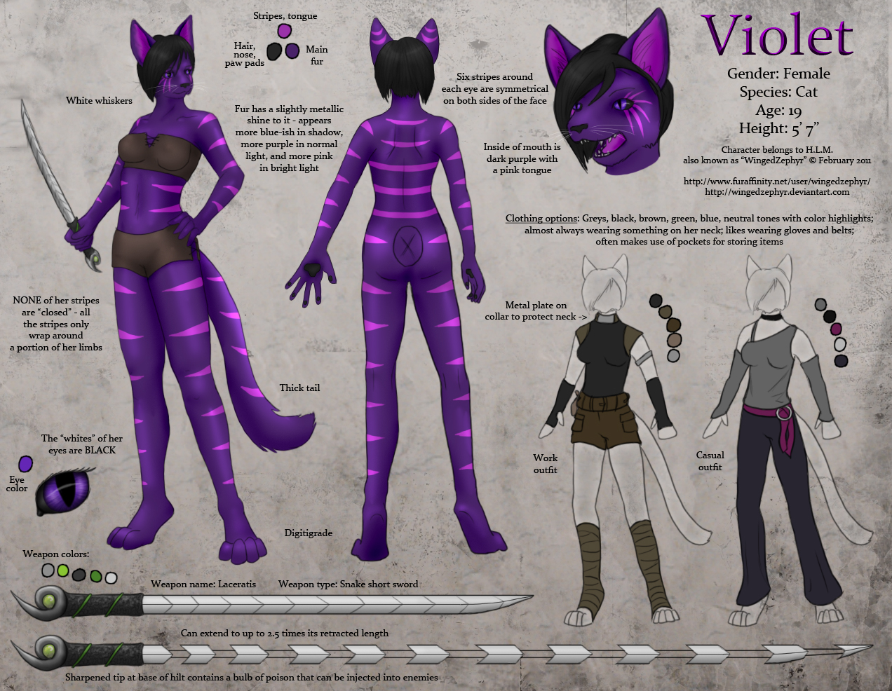 Vicky Violet Costume